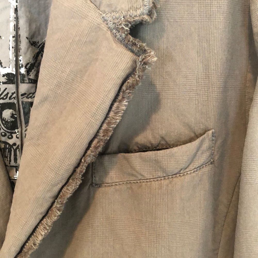 Men’s Guess Distressed‎ Rocker Sports Jacket Medium - Picture 3 of 10